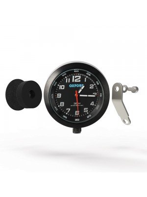 OXFORD ANACLOCK LAIKRODIS JUODAS